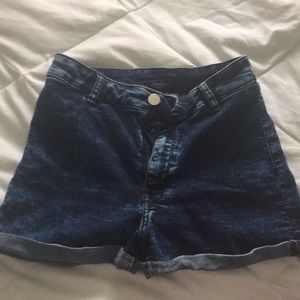 High waisted shorts